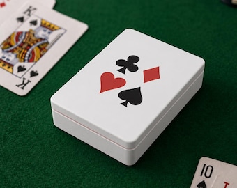 Playing Card Case – Durable Storage Box for Bicycle Cards – Travel Deck Protector