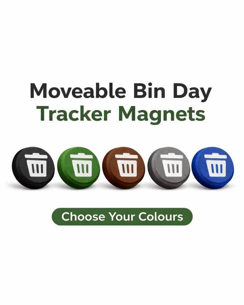 Wheelie Bin Calendar Magnets UK Waste Collection Tracker Etsy UK wheelie-bin-calendar-magnets-uk-waste-collection-tracker-etsy-uk
