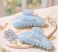 Personalized Marble Hair Claw Clip, Custom Name Hair Clip, Bridesmaid Proposal Gift,Wedding Party Favors, Personalized Hair Accessories product logo