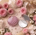 Personalized Seashell Compact Mirror, Bridesmaid Proposal Gift, Custom Shell Pocket Mirror, Beach Wedding Favor, Engraved Bridal Party Gift product logo