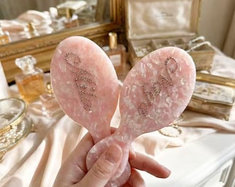 Bridesmaid Gift,Bachelorette Party,Bridal Shower,Sweet 16 Gift,Preppy Aesthetic,Galentines Gift,Coquette Style,Custom Hair Brush