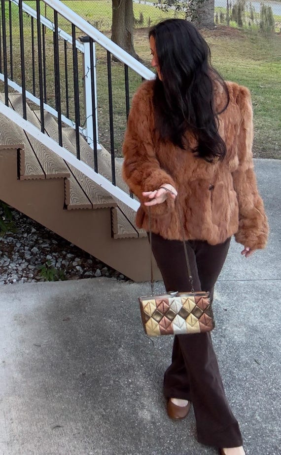 Vintage Metallic Patch Shoulder Bag - image 9