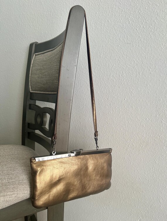 Vintage Metallic Patch Shoulder Bag - image 5