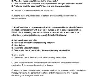 2023 ATI Pharmacology Practice, 240 ATI-Style Questions and Nursing Pharmacology Review Notes