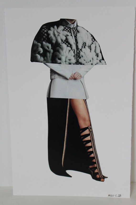 Fashion Illustration Collage Art