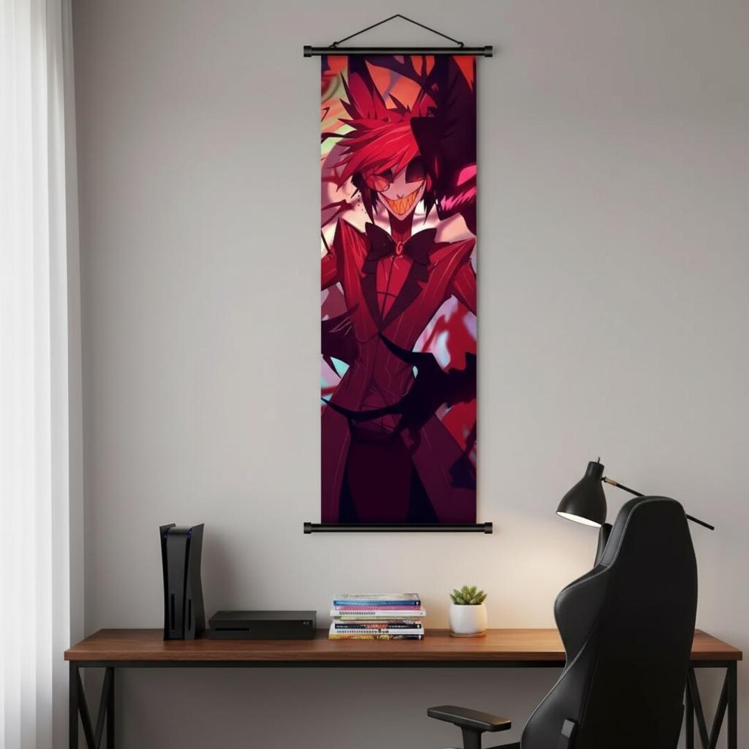 Hazbin Hotel Anime Wall Canvas Print Cartoon Artwork Hanging Poster ...