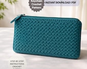 Love Crochet Makeup Bag Pattern PDF: Beginner Friendly DIY Cosmetic & Toiletry Zippered Pouch Pattern (Digital PDF Tutorial for Download)