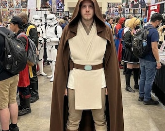 Kostiumy Obi-Wana Kenobiego inspirowane Gwiezdnymi Wojnami | Mandaloriański kombinezon Jedi.