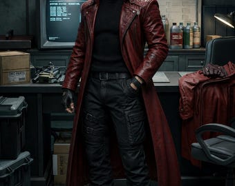 DMC 3 Dante Leather Trench Coat | Devil May Cry 3 Cosplay Costume | Men's - Women's.