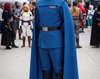 Galaktiska Imperiets Officer Blå Cosplay-dräkt | Star Wars Imperial Uniform.
