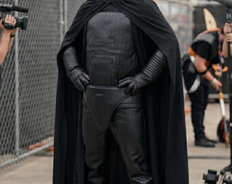 Darth Vader Inspired Black Knight Cosplay Costume, Full Suit with Cape.