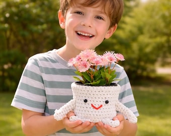 Maker Minis gehaakte plant Cosy Pal patroon pdf digitale download Schattige mini gehaakte plant Cosy Easy beginner