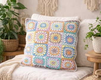 Gehaakt kussenpatroon pdf digitale download Eenvoudig gehaakt kussenhoespatroon beginnersvriendelijk