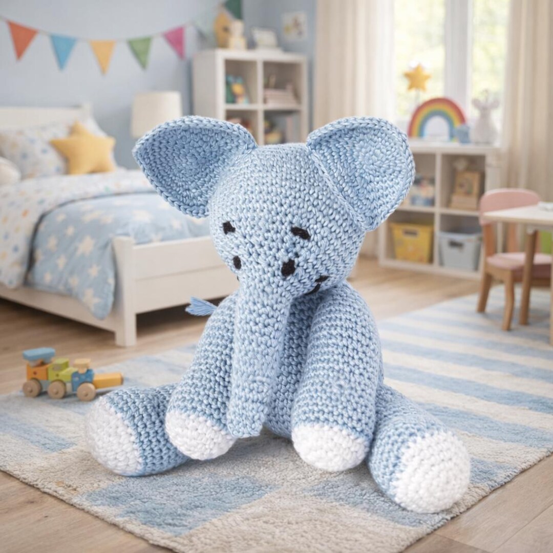 Amigurumi Elephant Crochet Pattern | Cute Elephant Toy PDF | Beginner ...