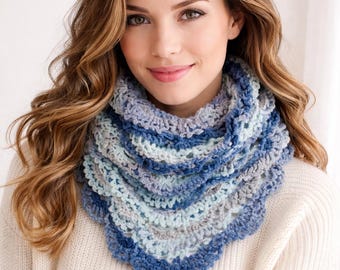 Driehoekig sjaalpatroon gehaakte schelpsteek pdf digitale download Elegante gehaakte sjaal Gemakkelijk beginnersvriendelijk