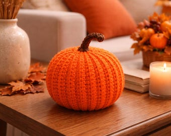 Haakpatroon pompoen | Schattige pompoenamigurumi pdf | Gehaakt decor herfst en halloween | Geschikt voor beginners | Direct downloaden