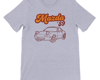 MX5 NA Retro classic Mazda MX-5 Miata Shirt (2) - Premium Unisex T-Shirt (Bella + Canvas 3001)