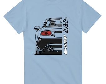 MX5 NC Mazda Miata Heavyweight Unisex T-Shirt mit Rundhalsausschnitt | Gildan® 5000