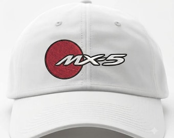 MX-5 Cap - mit echter Stickerei und geschlossener Rückseite - Flexfit (!) 6277