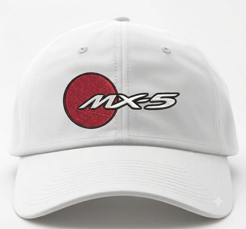 MX-5 Cap - mit echter Stickerei und geschlossener Rückseite - Flexfit (!) 6277 image 1
