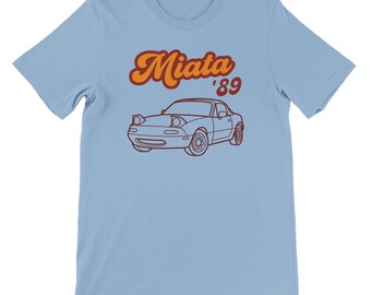 MX5 NA Retro classic Mazda MX-5 Miata Shirt (1) - Premium Unisex T-Shirt (Bella + Canvas 3001)