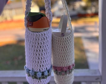 Handgemaakte gehaakte tulp waterfles Cosy