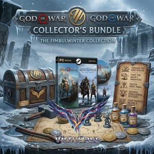 God of War (2018) och GOW Ragnarök (2022) PC digitalt paket (offlineåtkomst)
