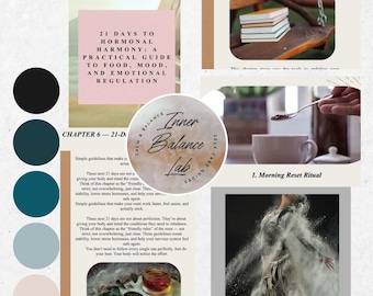 21-Day Hormone & Emotional Balance Guide | Stress Support, Nervous System Regulation, Self-Care Digital PDF