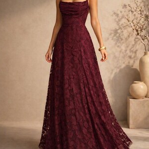 white christmas dresses Francoise Lace Midi Dress main image 1