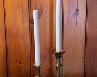 Candelabro de latón vintage