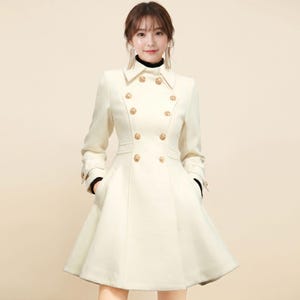 korean fashion coat dress Woo Parisian Style Assorted Pins Jacket