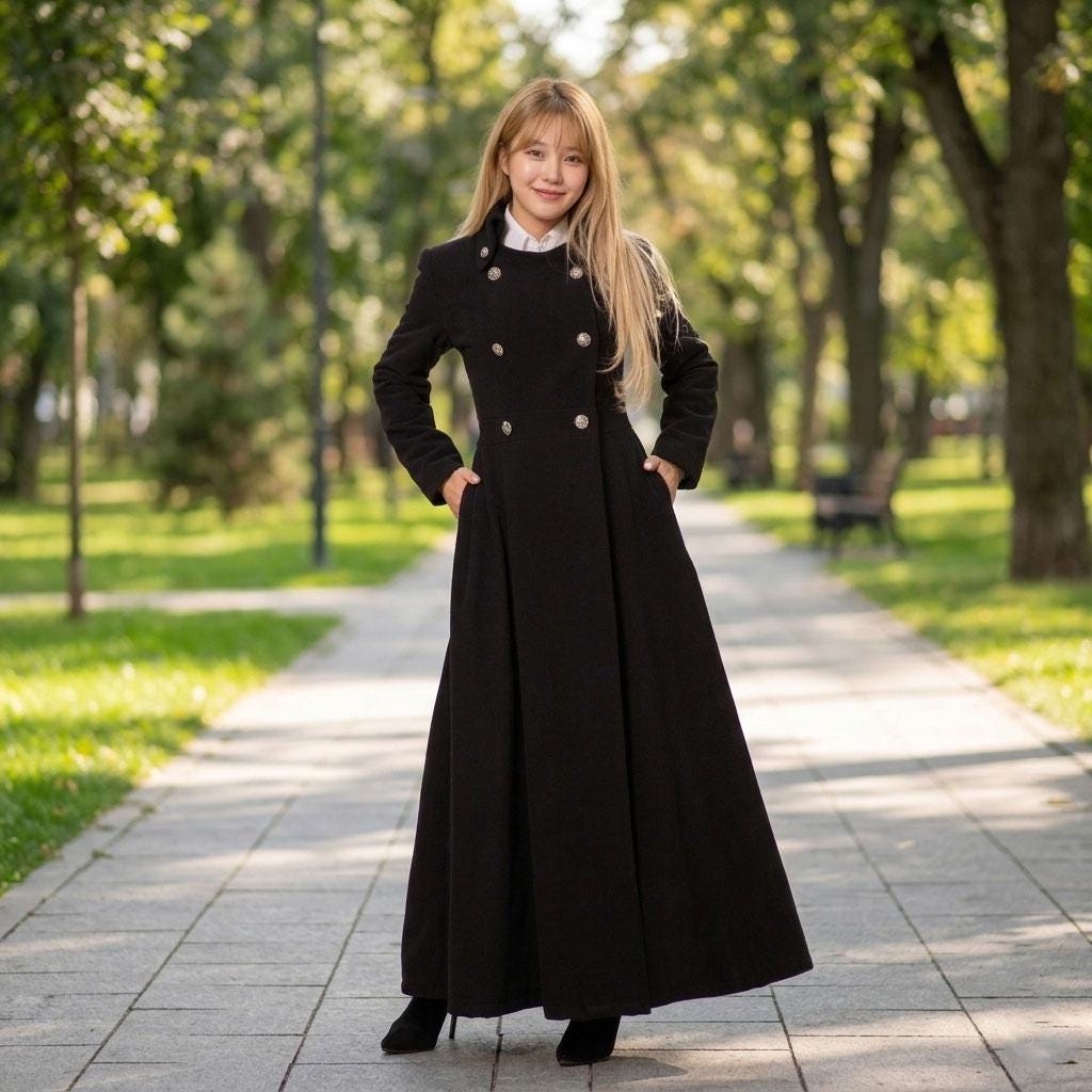 Black Funeral Coat - Etsy
