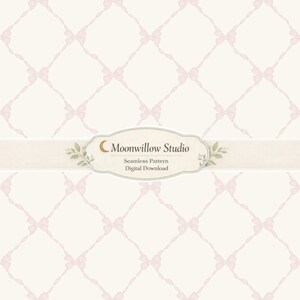 Bandgitter Nahtloses Muster - Kokette Schleife Hintergrund - Pastell Rosa Band Tapete - Minimales Digitales Papier