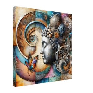Canvas Print Zen Spiritual Peaceful Tranquil Serene Yoga Studio Buddhism Buddha Art by jWise Small Medium Large