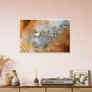 Extra Large Canvas Print Small Medium Southwest Art Gallery Wrapped No Frame Needed Colorful Abstract Wall Decor
