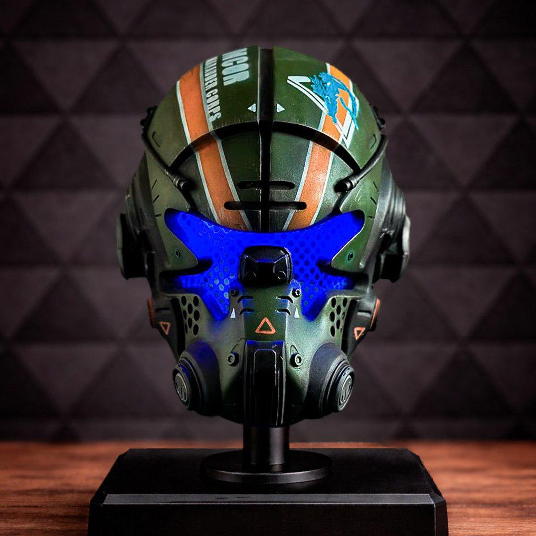 Pilot Helmet Jack Cooper Titanfall 2 /EXTRA DURABLE/ Any Helmet ...