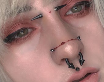 Bloody Drip Nose Chain