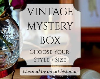 Vintage Mystery Box | Curated Thrifted Decor Bundle (Surprise Style)