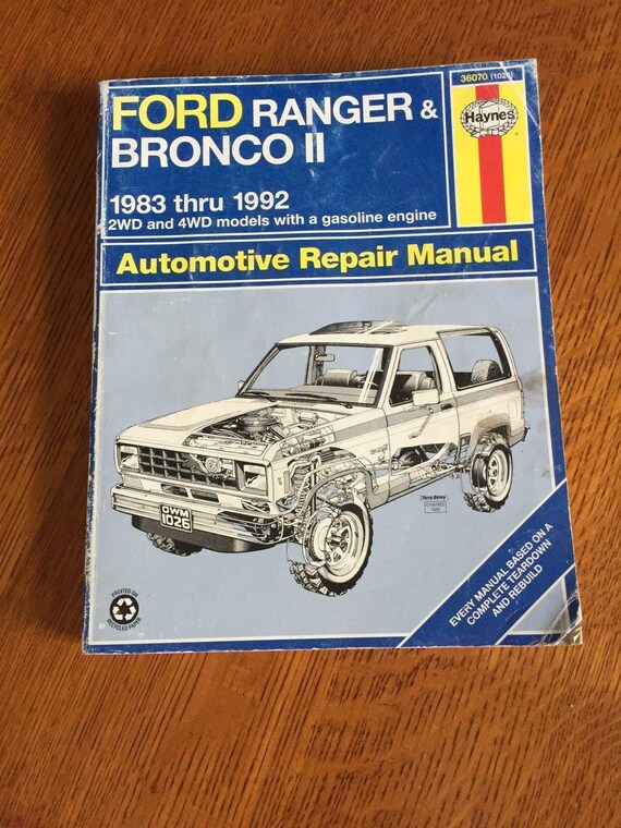 haynes manual ford ranger