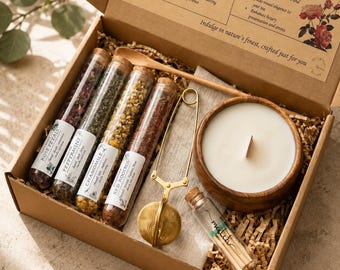 Loose Leaf Tea Gift Box | Birthday, Get Well, Luxury Self Care (Choose Box)