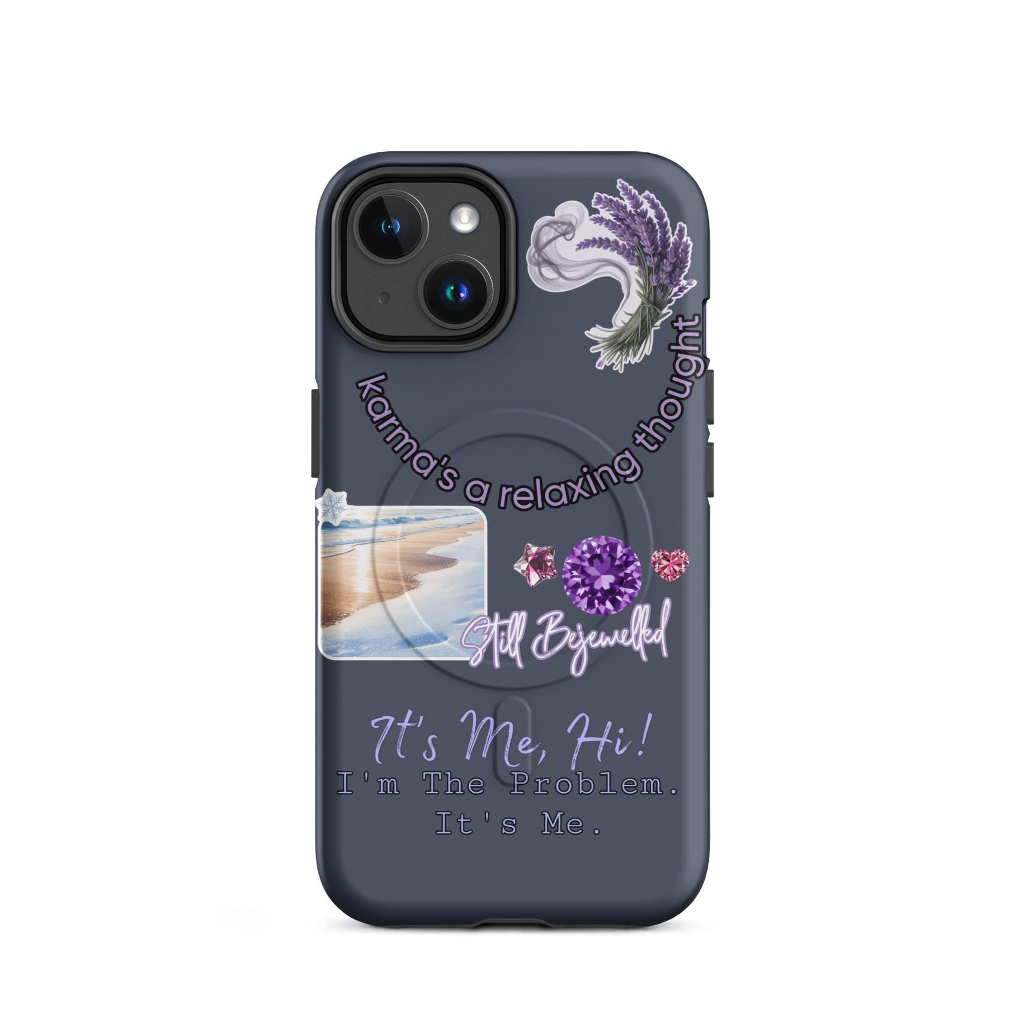 Karma iPhone case - Etsy México, image size:2000x2000