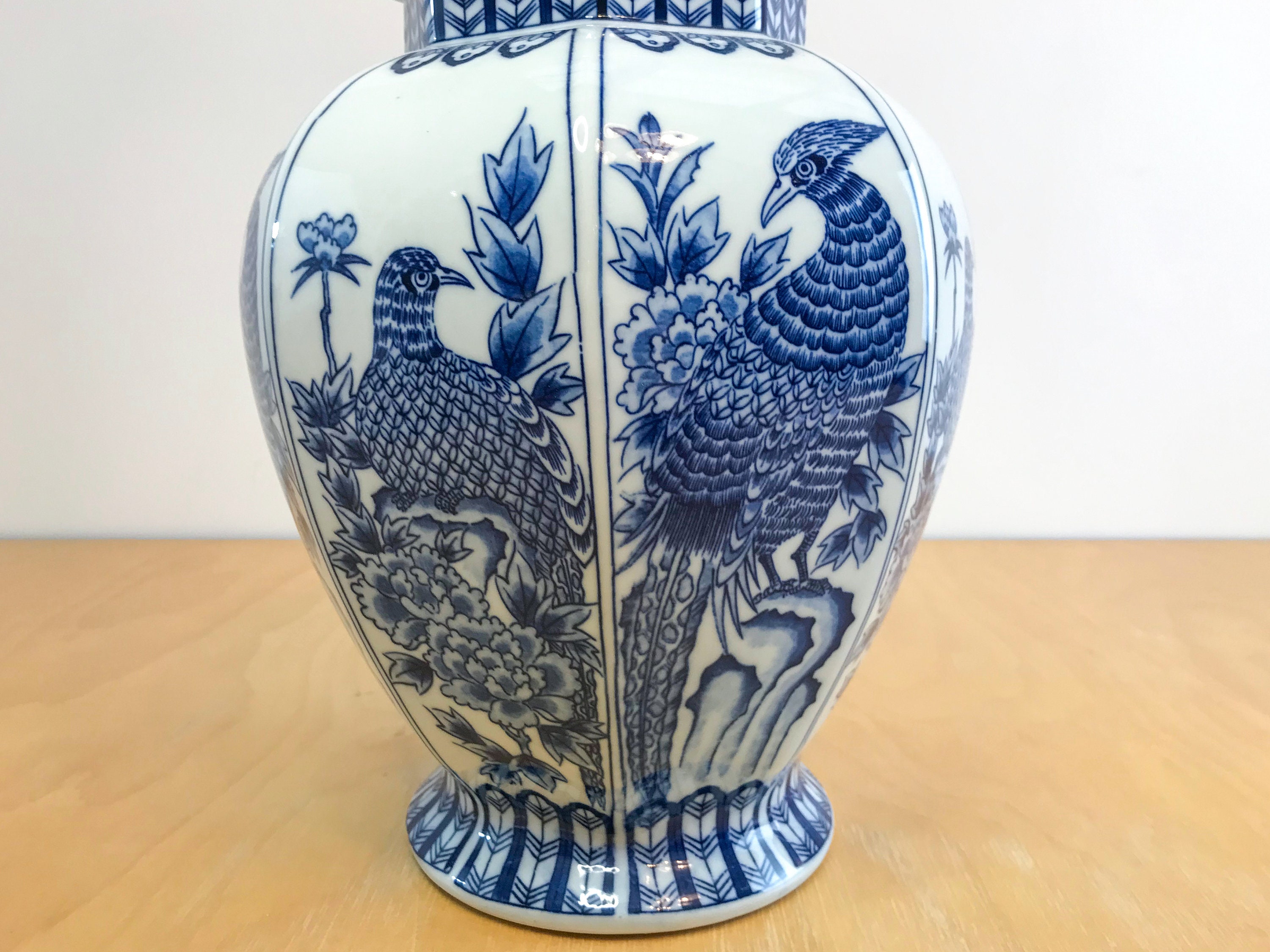 Große achteckige japanische Ingwer Jar Vintage Andrea von | Etsy