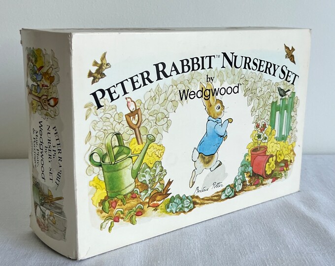 Vintage PETER RABBIT 3-piece Feeding Set, Children's Fine China by ...