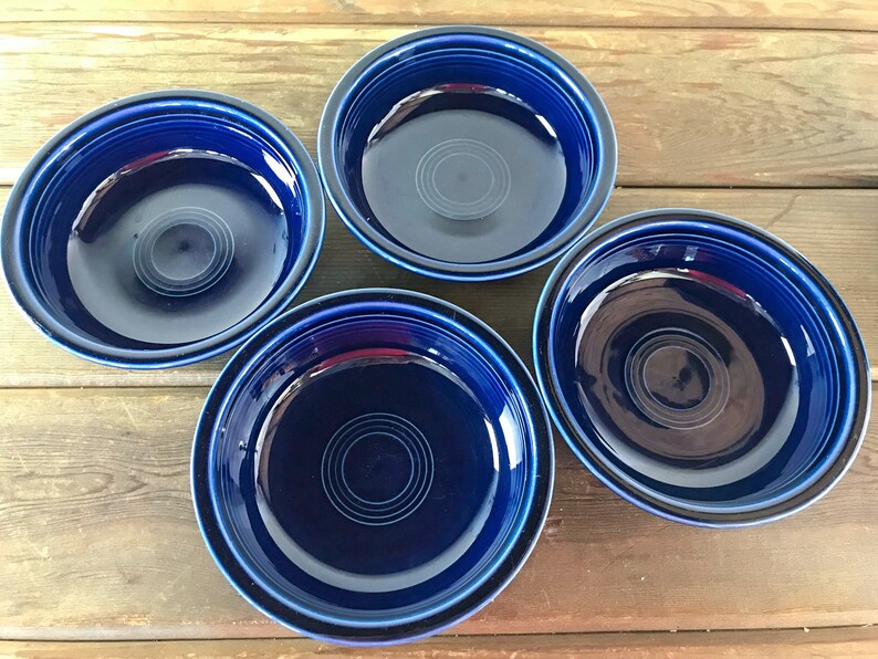 Fiestaware P86 Cobalt Blue Discontinued Vintage Large Disc Etsy
