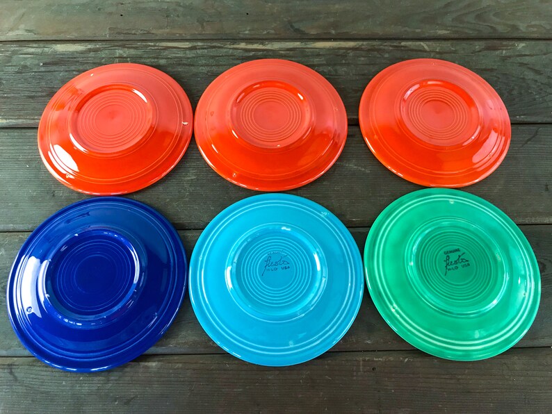 Fiestaware 7.5 Cake/salad Plate VINTAGE 1940s Original Etsy