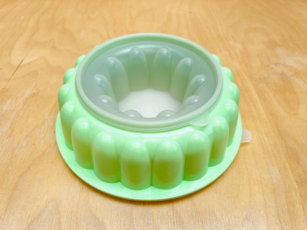 Vintage Tupperware Jello Mold With Covered Storage Lid & Etsy
