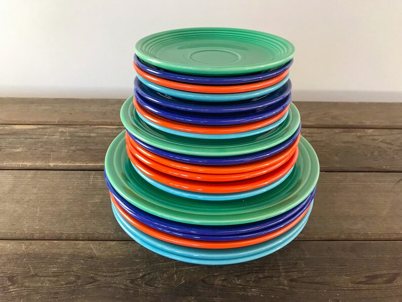 Fiestaware 7.5 Cake/Salad Plate VINTAGE 1940s Original Etsy