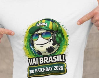 Brazil FIFA World Cup 2026 T-Shirt,Vai Brasil Shirt,Brazil National Team Gift