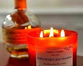 Butterscotch Bourbon Scented Soy Wax Candle