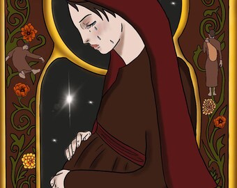 Mother Eve Art Print: Biblical Motherhood, Grief & Hope